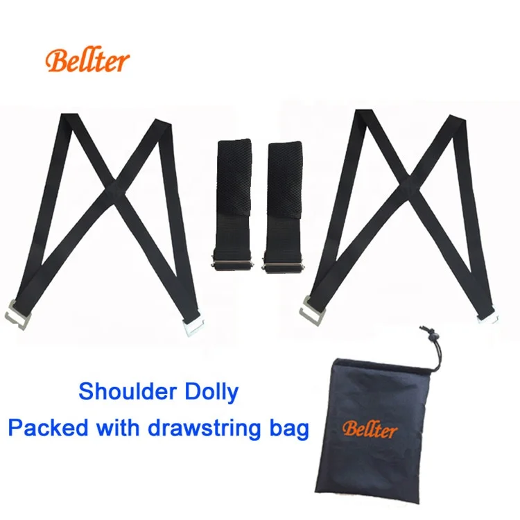 
2 Person Lifting and Moving Straps for Shoulder Belt Harness Forearm Forklift Moving Cradle with New Design 