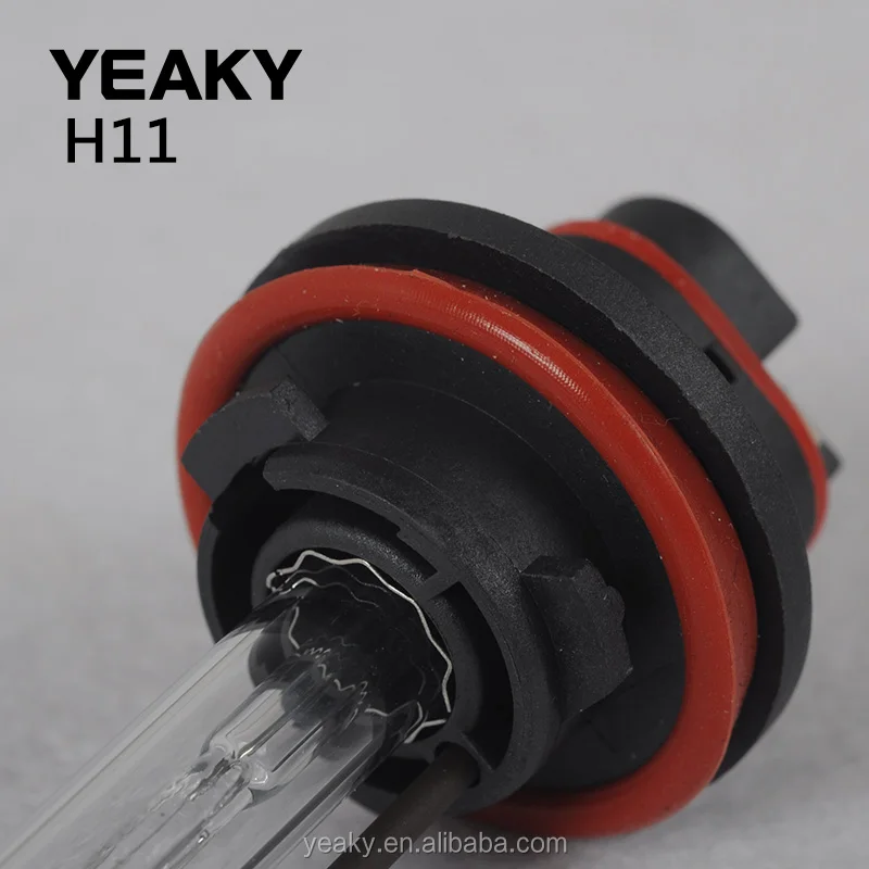 
Factory Directly Selling YEAKY H11 Separate Style Car Xenon HID Bulbs 1 pair 35W/50W 12V/24V with E-mark DOT Certificate 