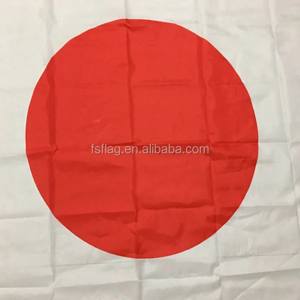 Factory Direct 75D polyester 3X5 150x90cm Silk Screen Print Country Flag Japan Flag In Stock