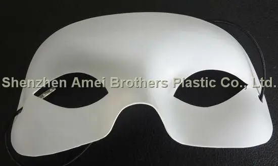 vacuum formed plastic white eyes mask