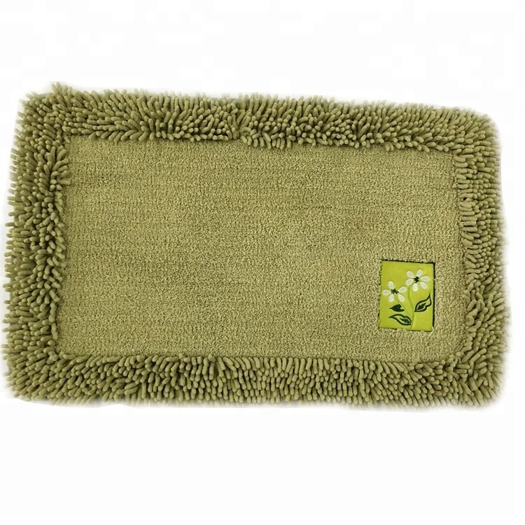 Multi Color Microfiber Hotel Floor Area Bath Rugs