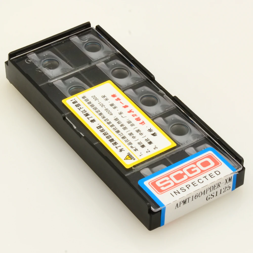 SCGO APMT1604 PDER GS1125 milling carbide inserts for plastic moulds