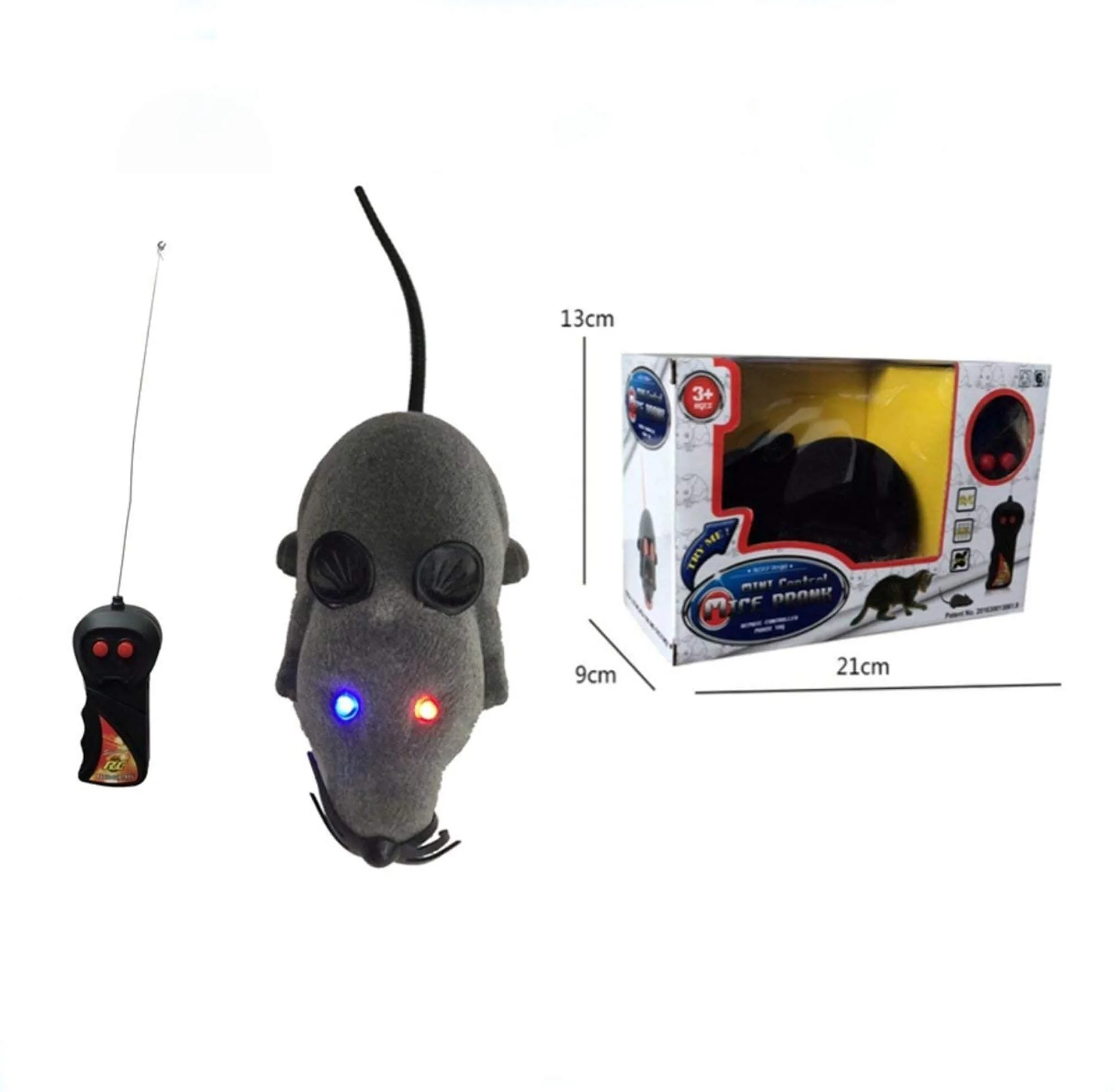 
Wireless Remote Controlled Electronic Rat Mouse Mice Cat Interactive Toy 