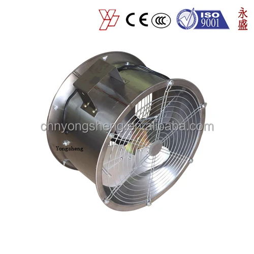 Yongsheng series low cost axial louvered exhaust fan for sale