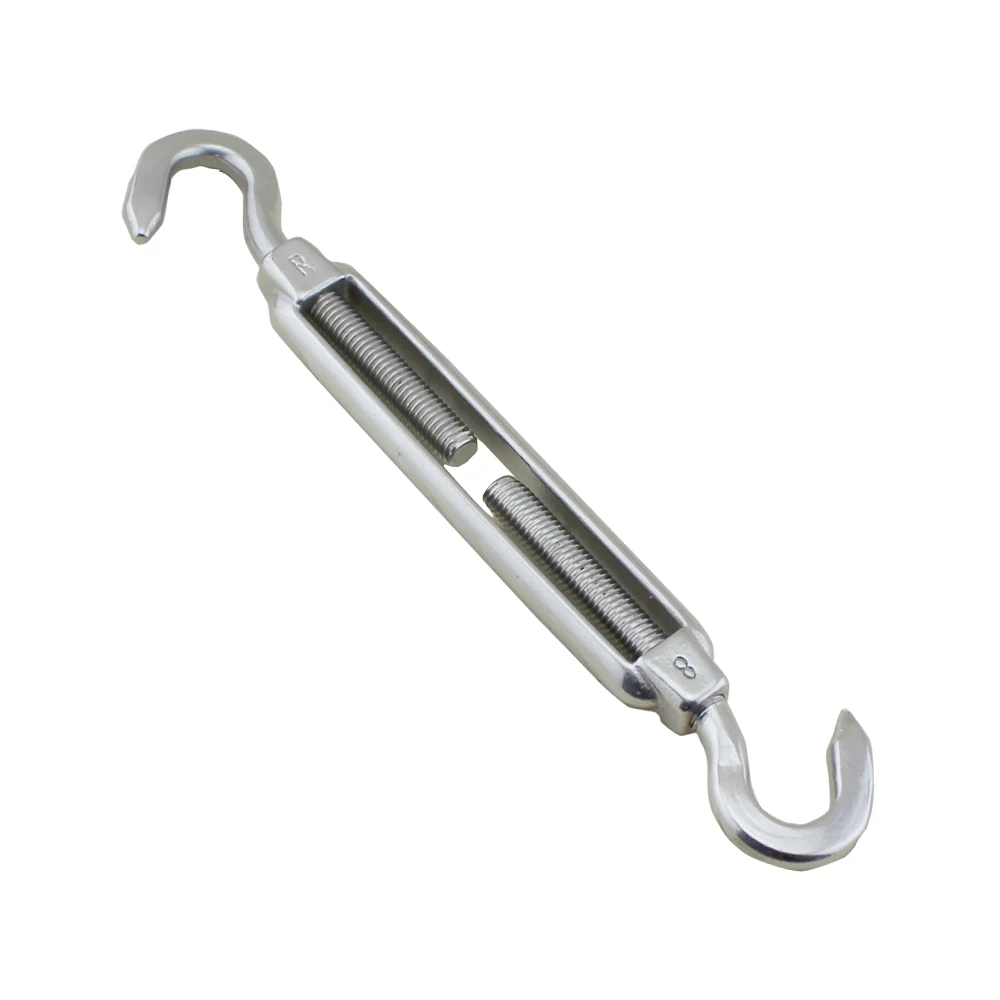 hardware stainless steel Wire rope fitting Turnbuckle Hook and hook end