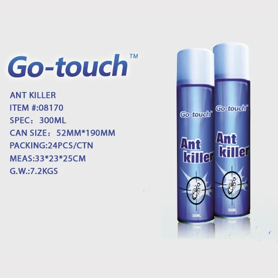 
Go-touch 300ml Aerosol Ant Repellent Insecticide Insect Killer Spray 