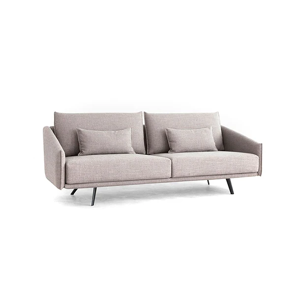 Innovative noble elegant grey linen living romm sofa set