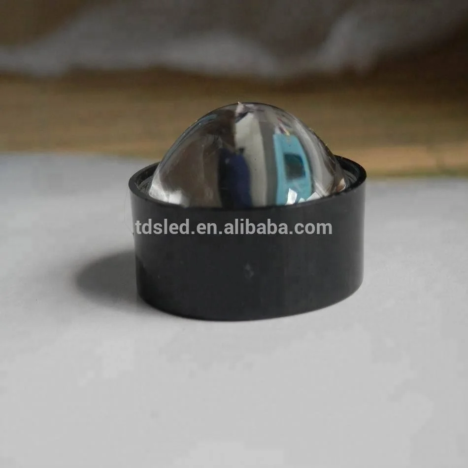 23mm convex lens installed with white / black holder 60 degree beam angle