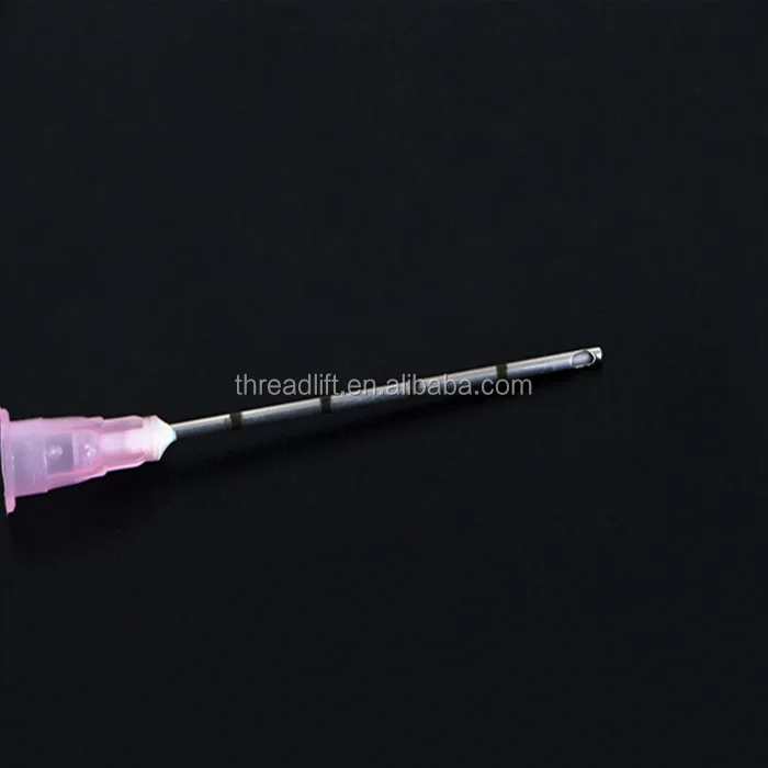 
2021 Factory supplier micro cannula 25g50mm needle for dermal fillers 