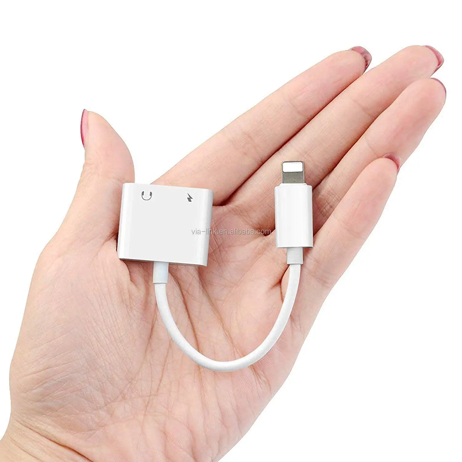 Высококачественный двойной зарядный адаптер 3 в 1 для iPhone 7 8 Plus X XS XR XS MAX зарядное устройство для наушников