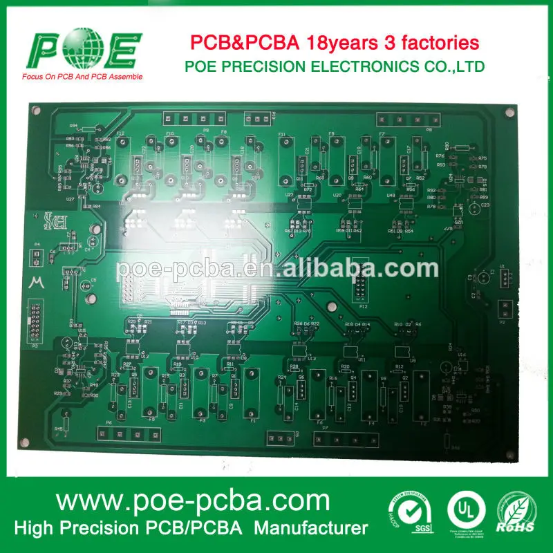 2 слой fr4 бессвинцовой hasl печатных плат