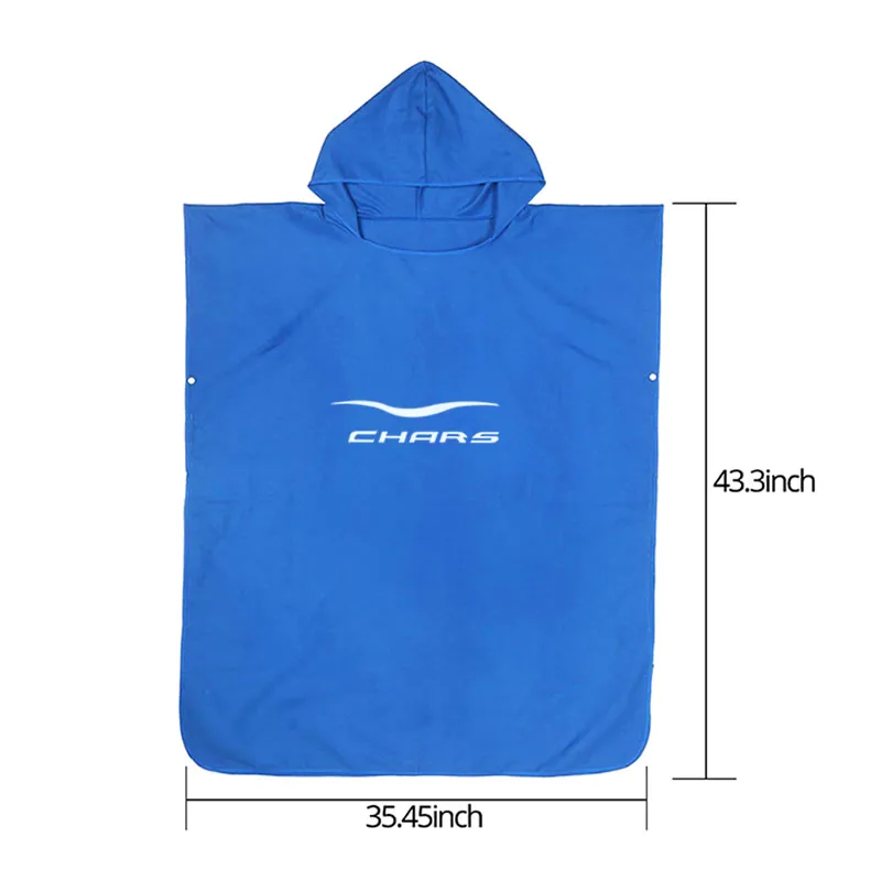 Custom Absorbent Colorful Soft Quick Dry Lightweight Microfiber Boy Girl Kids Hooded Surf Poncho Beach Towels