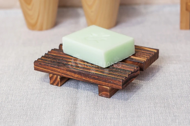 
Bath accessory wooden soap dish soap holder 