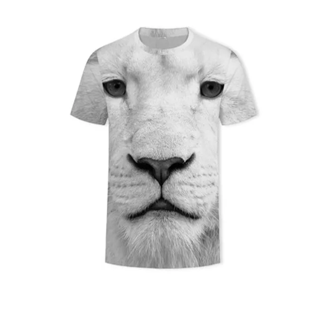 
fashion summer casual print o neck cotton t shirt for men 