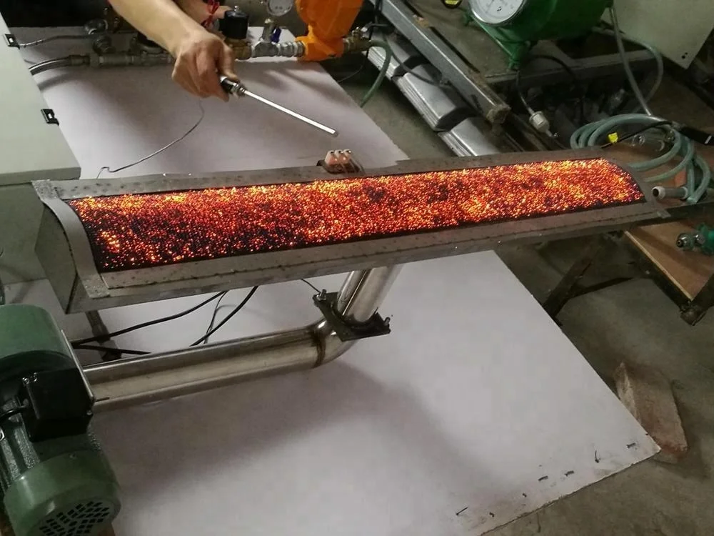 high heat output metal fiber infrared gas burner