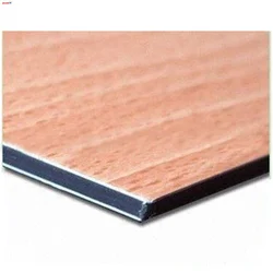 aluminium polystyrene sandwich panel/wooden texture aluminium alucobond panel