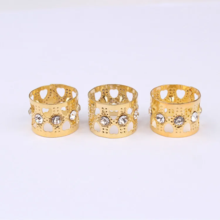 Zoesoul High Quality 1pc 14*10mm Metal Cuff Clip Hair Braid Beads For Dreadlocks Hair Extension