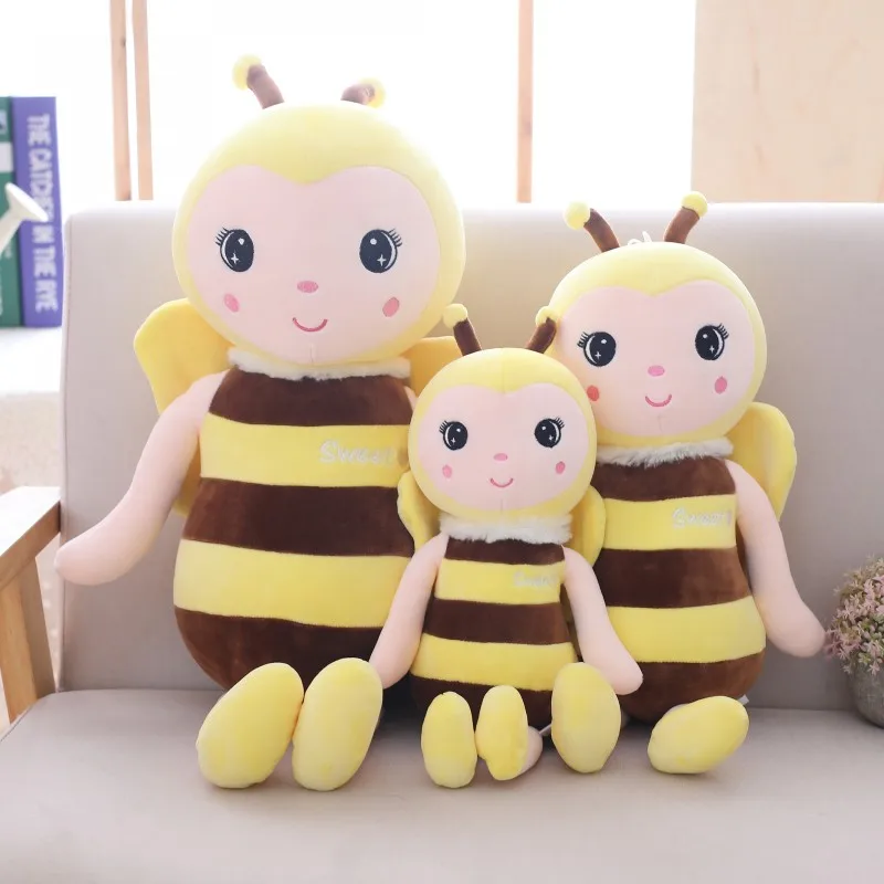 GRAVIM custom cute plush bee honey toy for kids