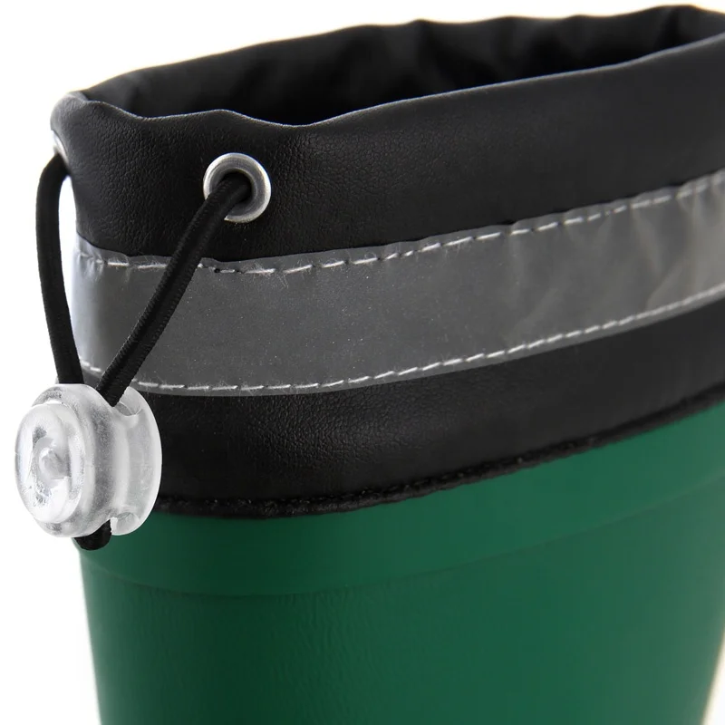 Fashion high neoprene boots green high men rubber boots gumboots men