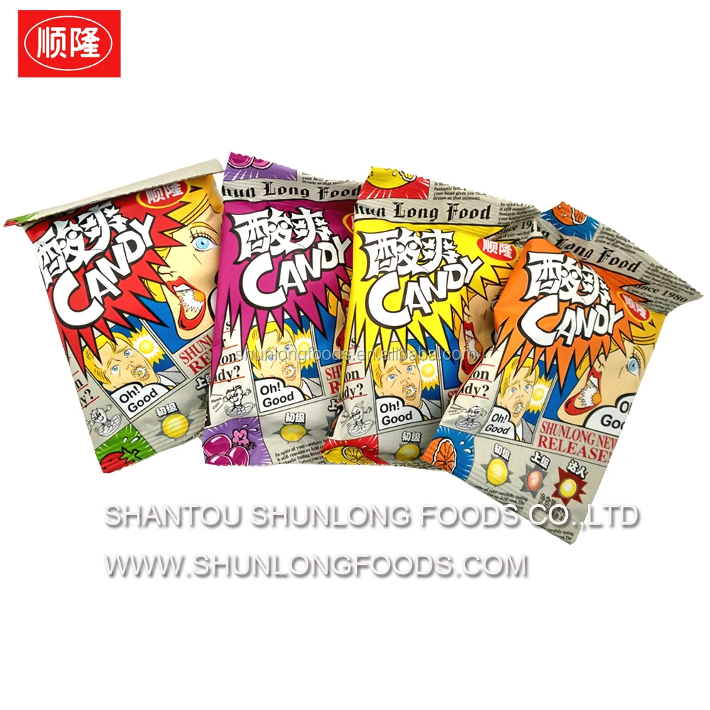 acid bombs hard candy,ball shape assorted fruit hard candy with goods quality