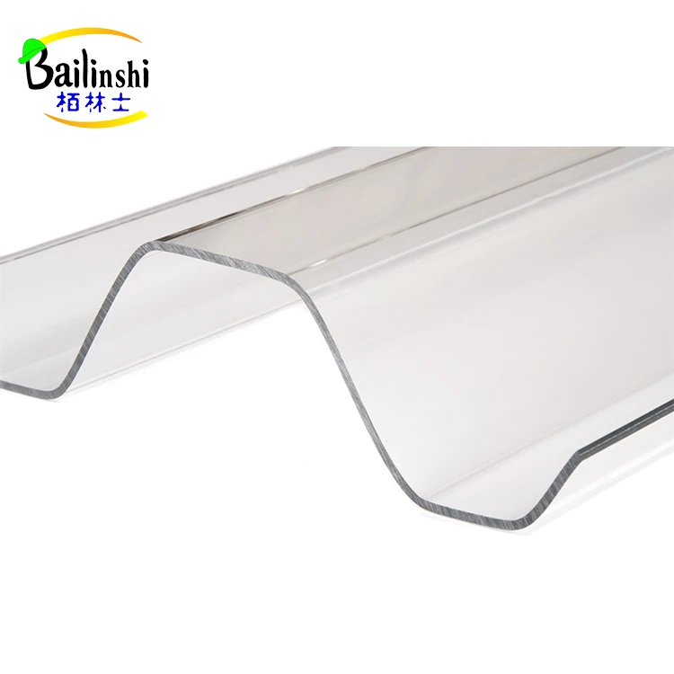 Customizable Transparent 1mm Corrugated Polycarbonate Sheet