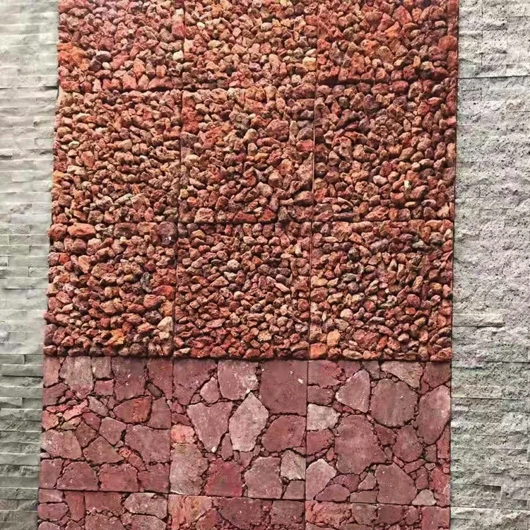 Super Nice Garden Home Outdoor Indoor Decoration Natural Volcanic Basalt Lava Rocks Stacked Stone Exterior Wall Tiles For Sale