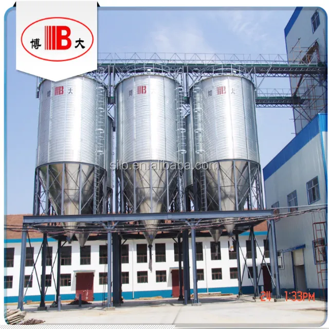 
Top leading manufacturer of grain storage steel silos, small silos for Peru farm 