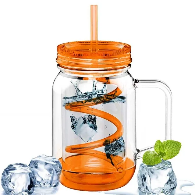 
Good Quality china product 16OZ Drinking plastic mason jars wholesale 