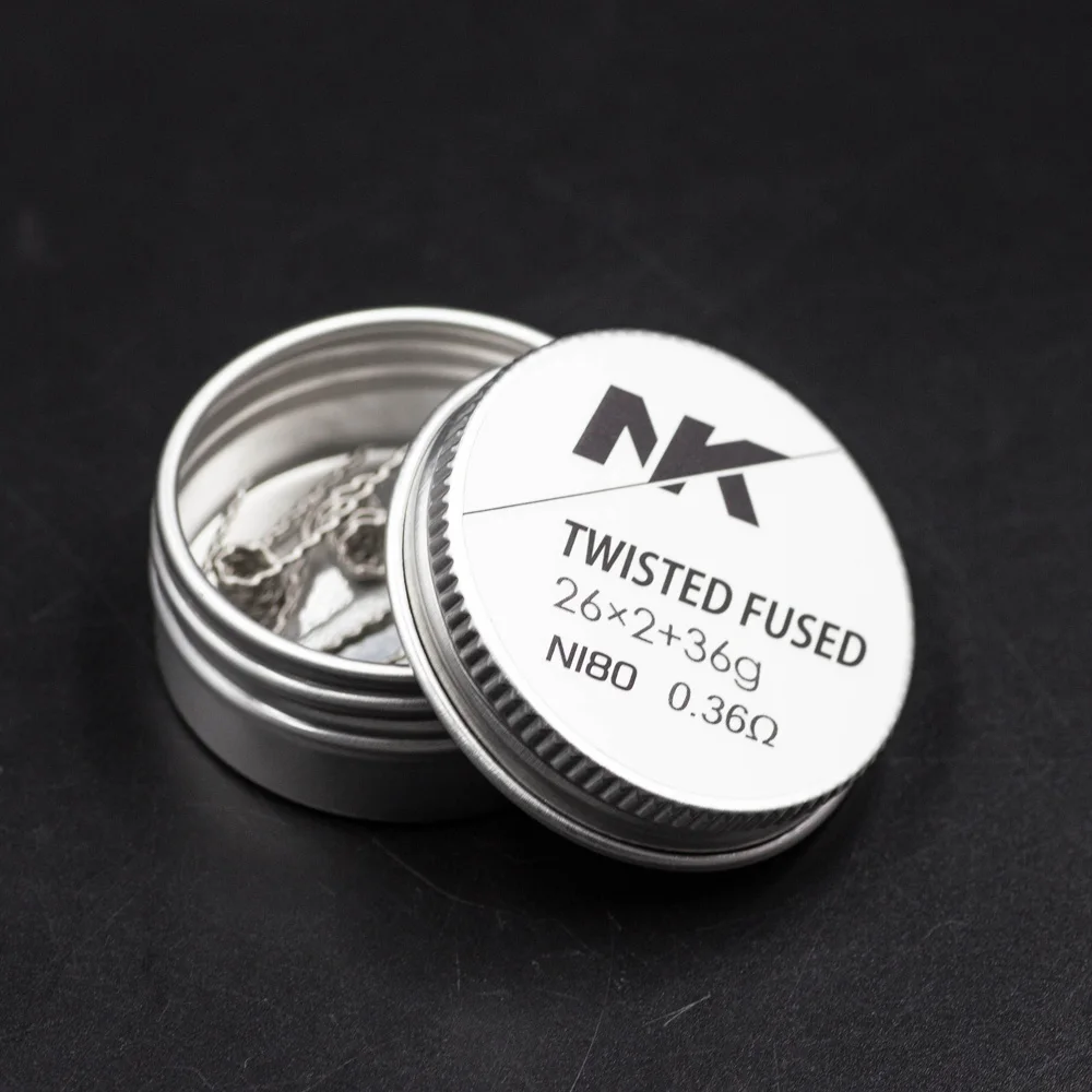 NK 26*2+36 metal material twisted fused clapton electric heating coil control with twisted wire