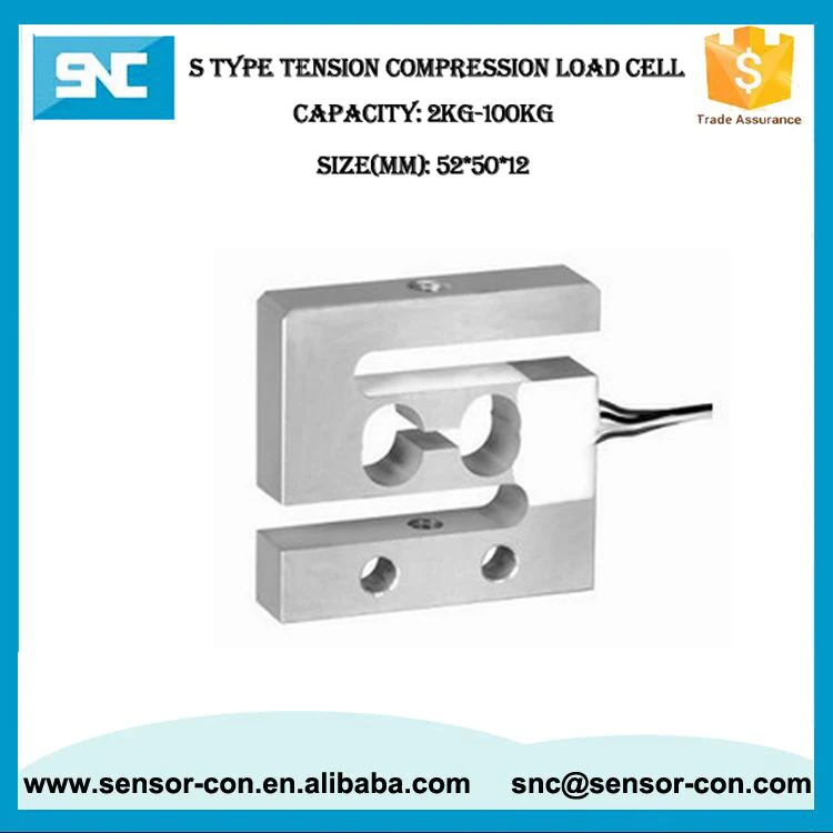 Chinese 50kg load cell tension control and loadcells compression type