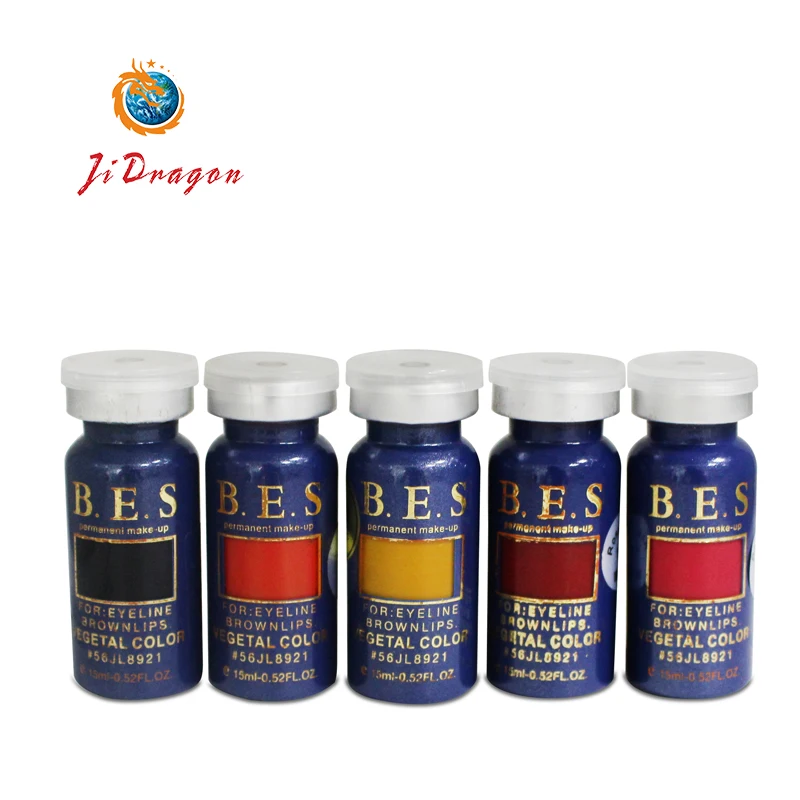 Jilong BES Tattoo Ink Pigment Permanent Make up Tattoo Ink for Eyebrow Lips