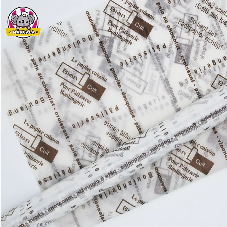 
Customized style quality food wax paper sandwich wrap sheet 