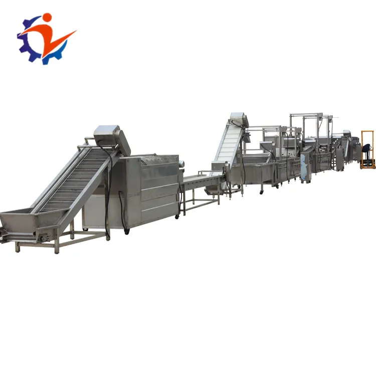 Горячие sale150kg/h автоматическая картофельные чипсы машина производитель сковороды картофеля палочки машина