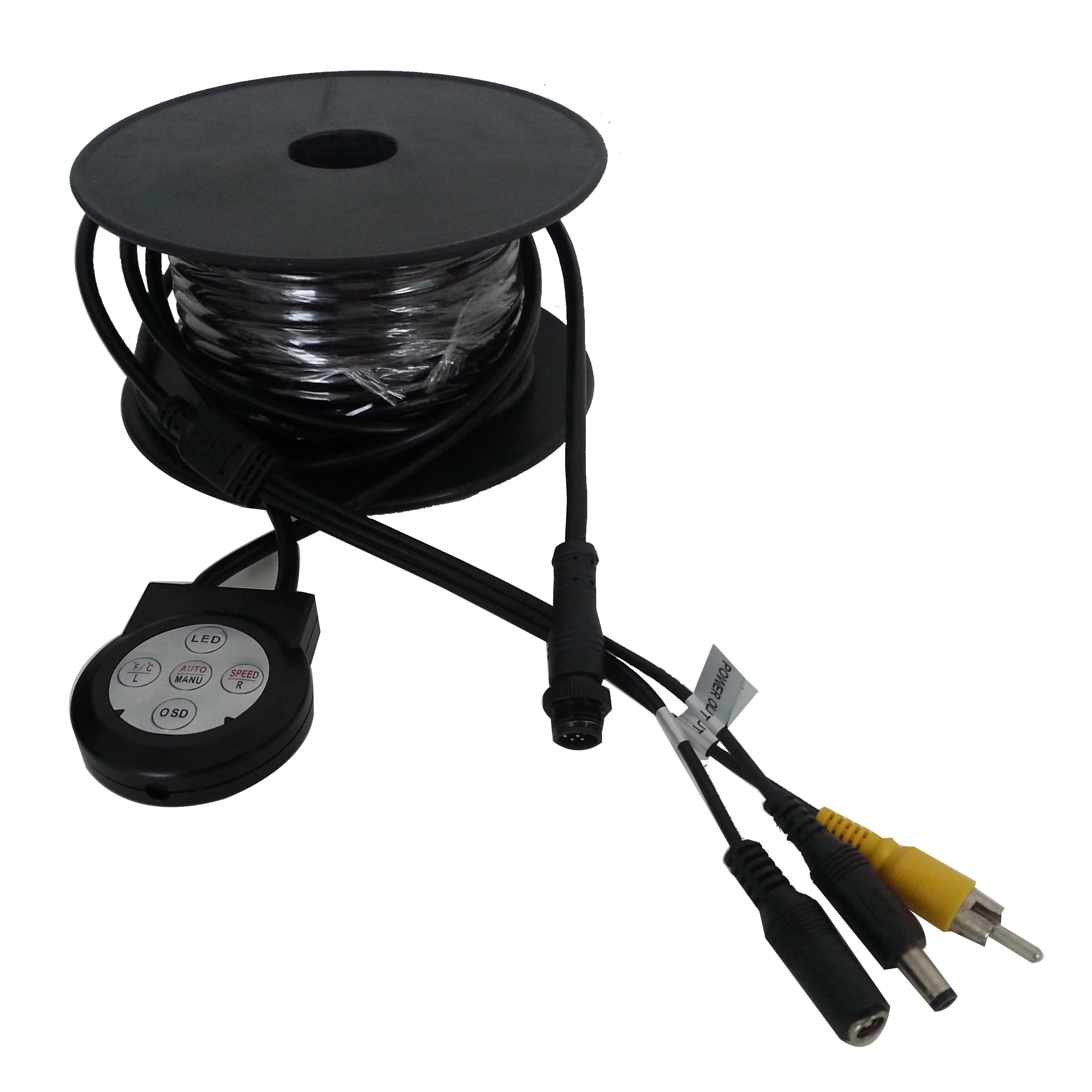 360 Degree Rotation Underwater Fishing Camera 20m Cable 7 inch Monitor With 12PCS White LED Used For Ice/Sea/River Fishing