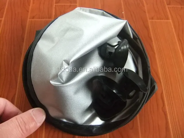 
silver hotproof car side window sunshade 