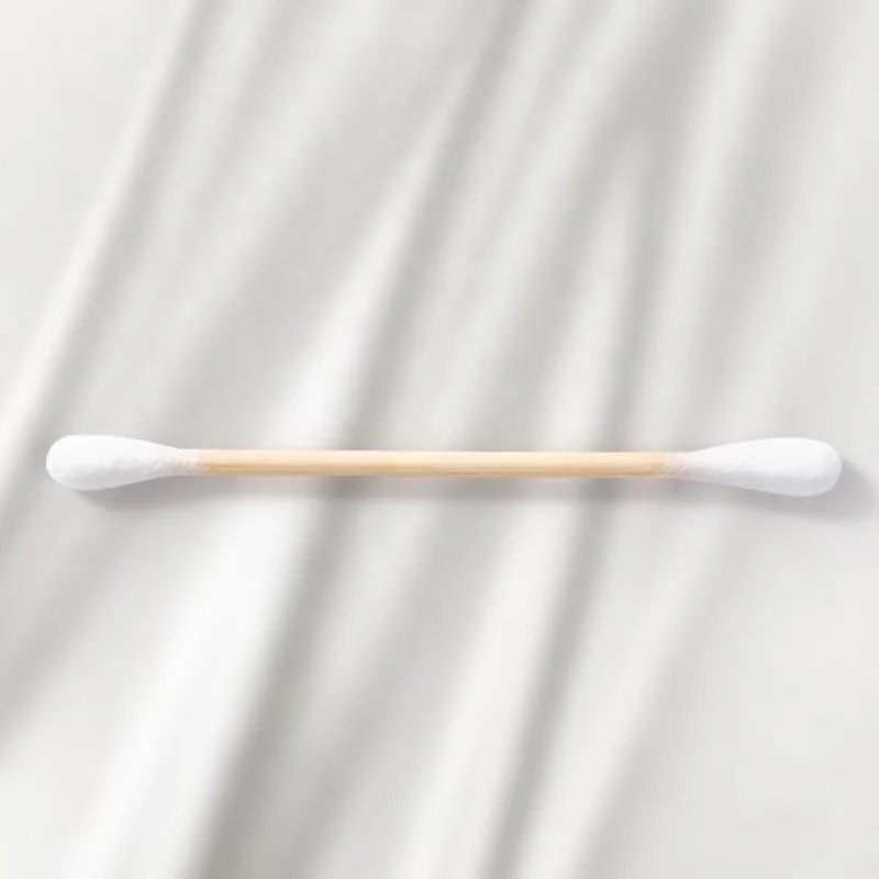 Newest selling disposable soft touch 400pcs multifunctional wood stick ear cleaning cotton tips