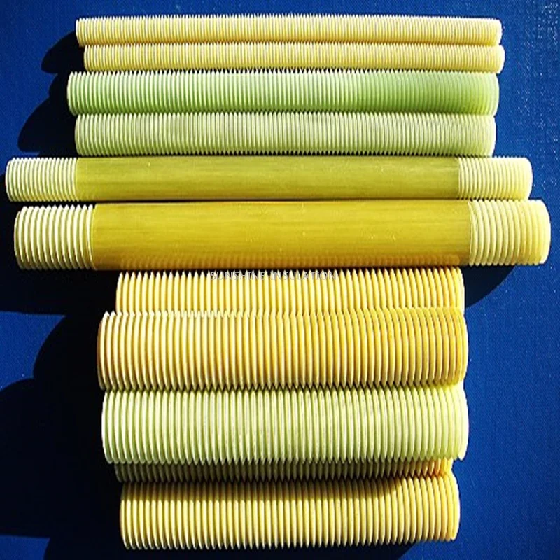 
Fiberglass reinforced threaded rod & GRP/FRP Bolts and Nuts screw thread fastener 