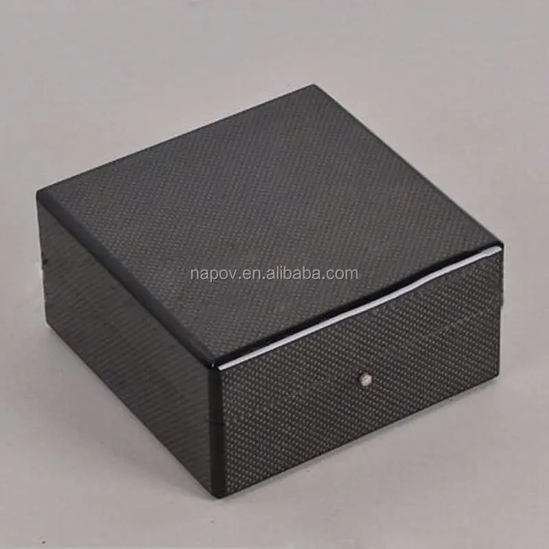 OEM deluxe carbon fibre material jewelry gift box /packaging box