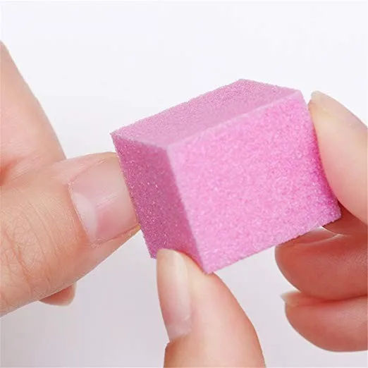 Professional Mini Sponge Buffer Nail Black Nail Art Sanding Use