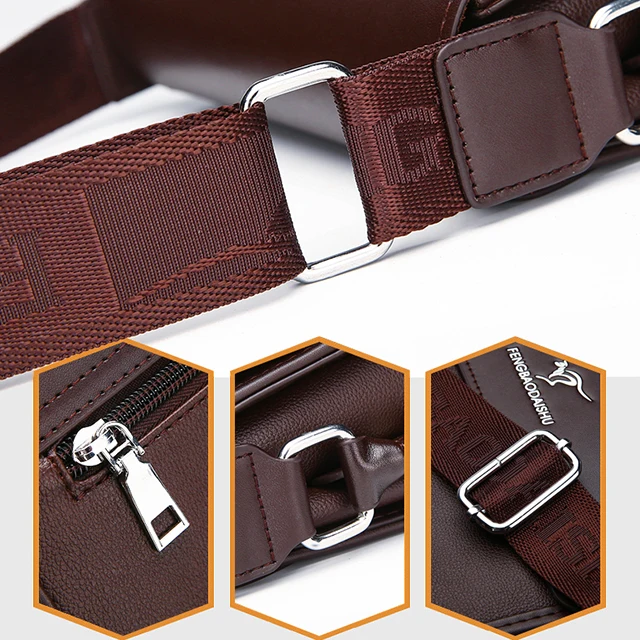 Мужской портфель, деловая Повседневная сумка, модная рабочая сумка-мессенджер через плечо