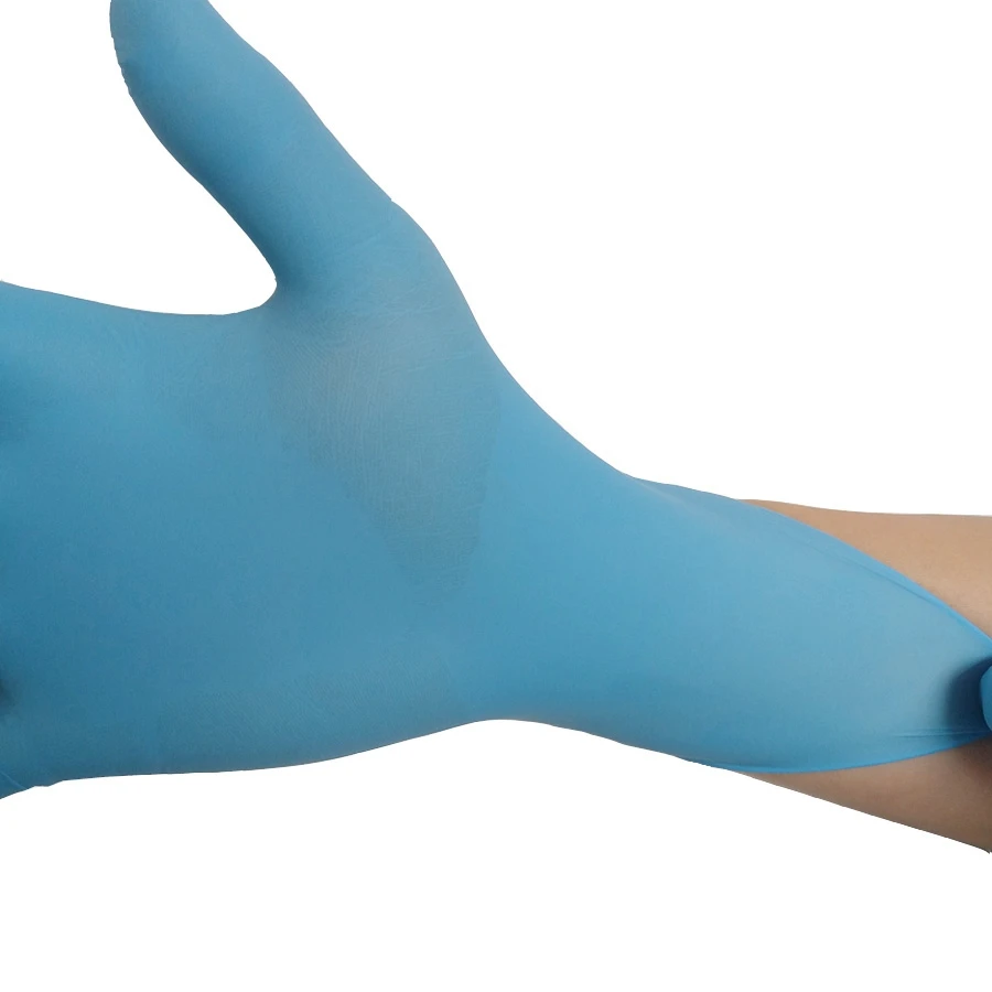 Comfortable Nonporous Disposable Nitrile Exam Dentist Daily Work Gloves