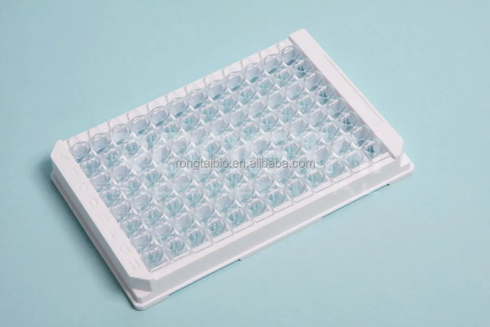 ELISA Plate 96-well 8 well*12 Sterilized Detachable Flat Bottom/High Binding microscope slide