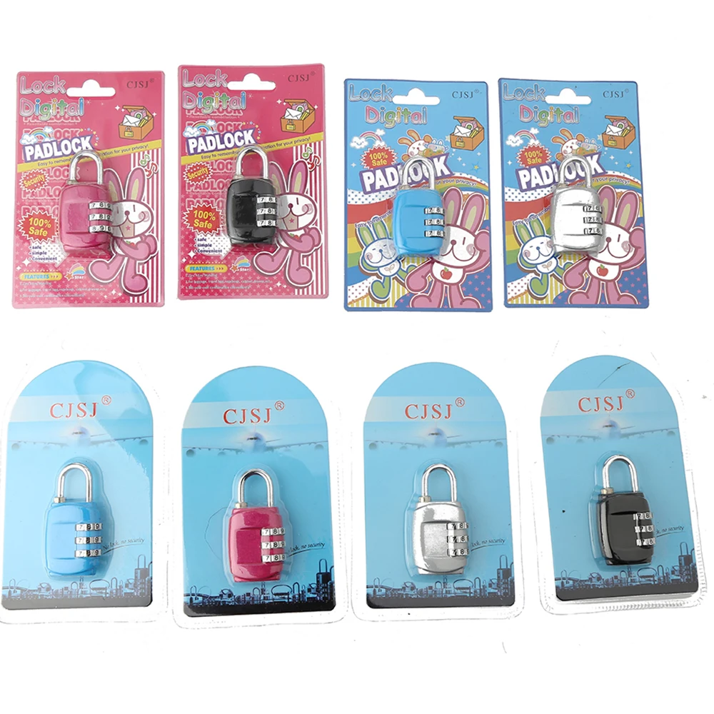 
CH-13H 3digital Zinc Alloy combination lock luggage password lock 