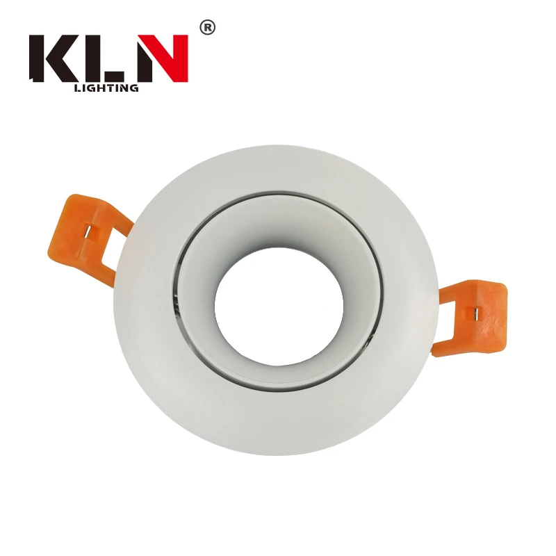 
Aluminum White Round LED Down Light Holder Dia 70mm 88mm 