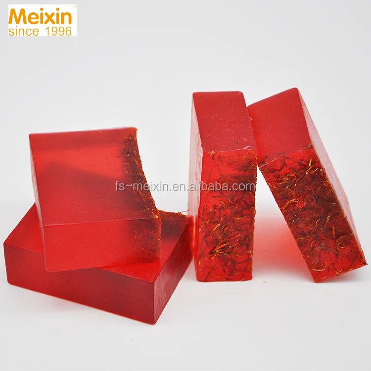 Luxury saffron natural handmade soap, beauty soap factory