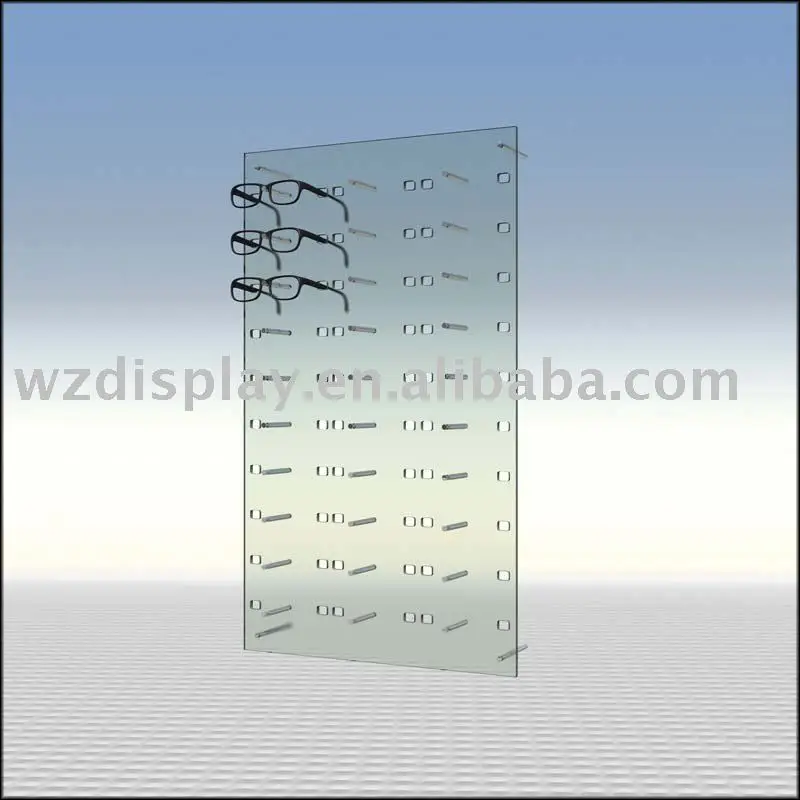 
wall mounted sunglasses display rack 