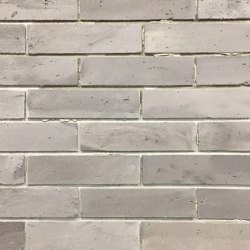Refractory Brick Wallpaper Wall Panels 2cm Outdoor White Ceramic Subway Tile