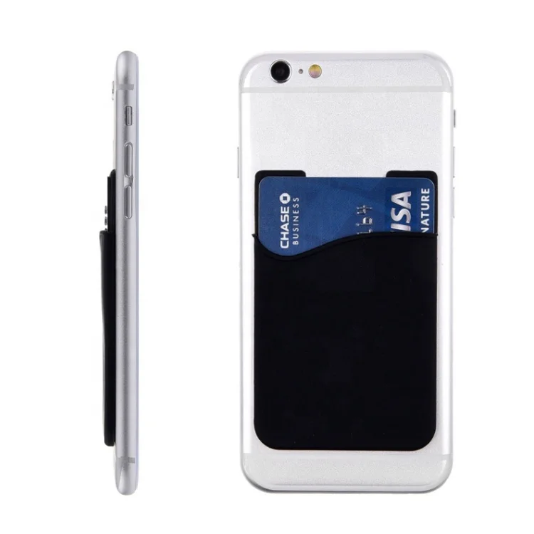 Guangdong customized print silicone smart card wallet 3m sticky for the USA (60689884398)
