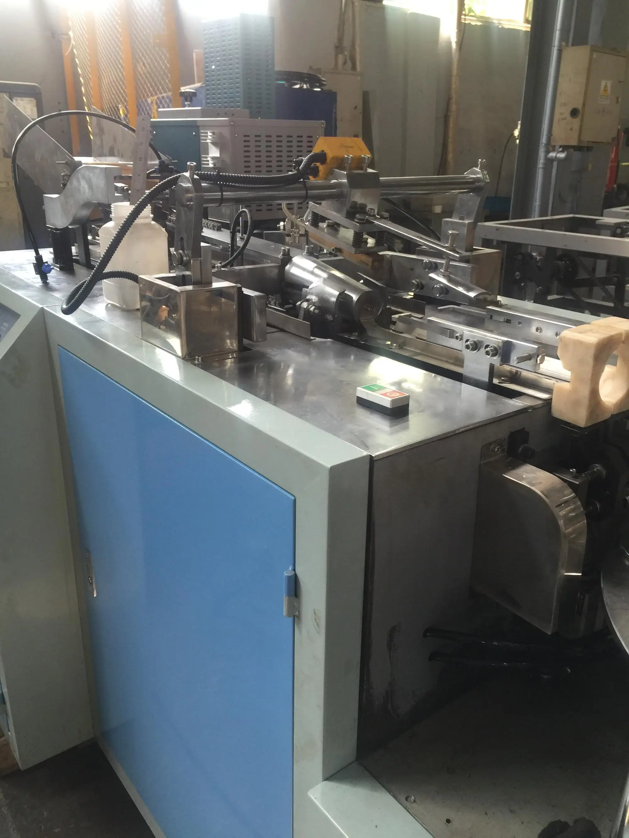 SINI-JBZ-BG Automatic Coffee Cup Sleeve Forming Machine, double wall paper cup sleeve making machine