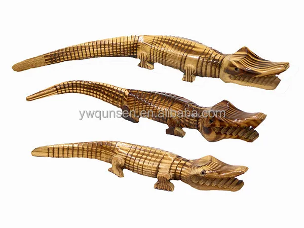 hot new fashion crocodile sculptures wooden animal toys